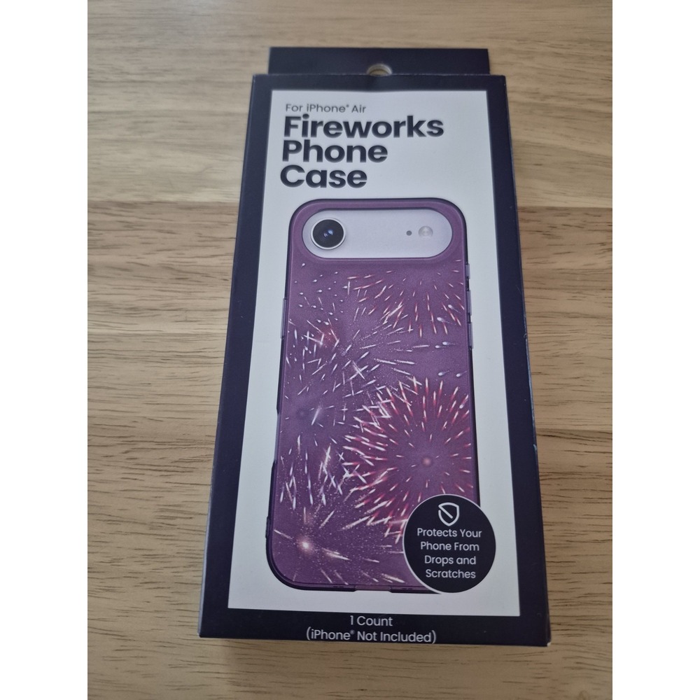 GEMS iPhone Air Case Textured Firework TPU Slim Durable Purple Cover S22